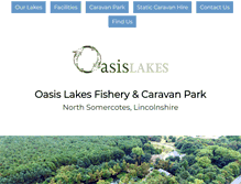 Tablet Screenshot of oasislakes.co.uk